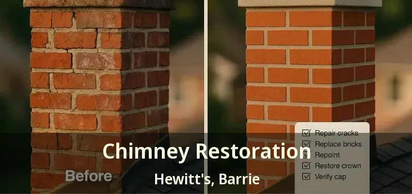 Chimney Restoration Hewitt's, Barrie - ON