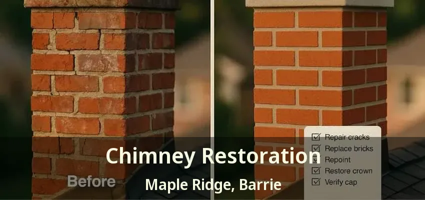 Chimney Restoration Maple Ridge, Barrie - ON