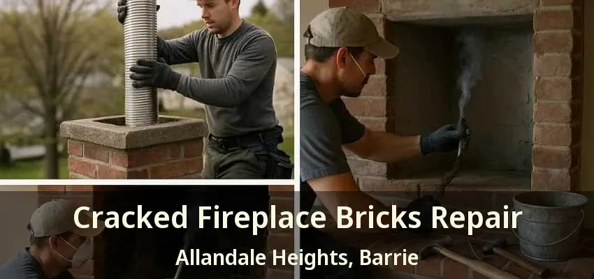 Cracked Fireplace Bricks Repair Allandale Heights, Barrie - ON