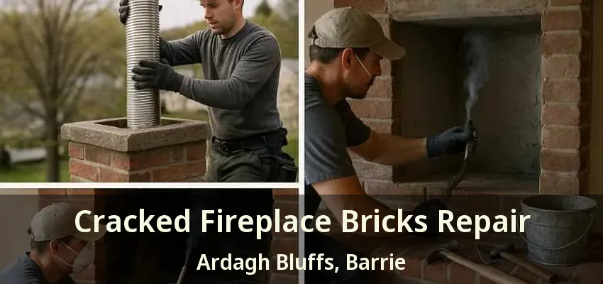 Cracked Fireplace Bricks Repair Ardagh Bluffs, Barrie - ON