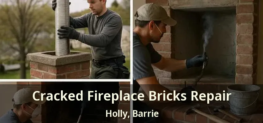Cracked Fireplace Bricks Repair Holly, Barrie - ON