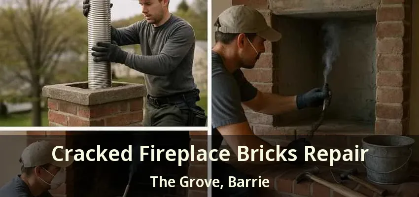 Cracked Fireplace Bricks Repair The Grove, Barrie - ON