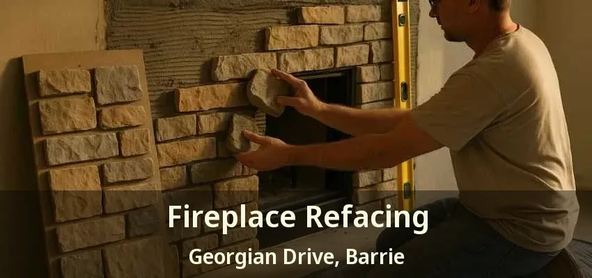 Fireplace Refacing Georgian Drive, Barrie - ON
