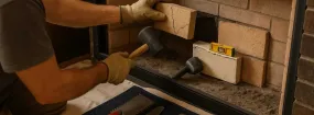 Cracked Fireplace Bricks Repair Codrington, Barrie